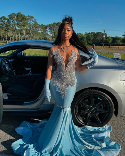 Azur Prom Dress / with gloves 316COUTURE Azur Prom Dress / with gloves 316COUTURE