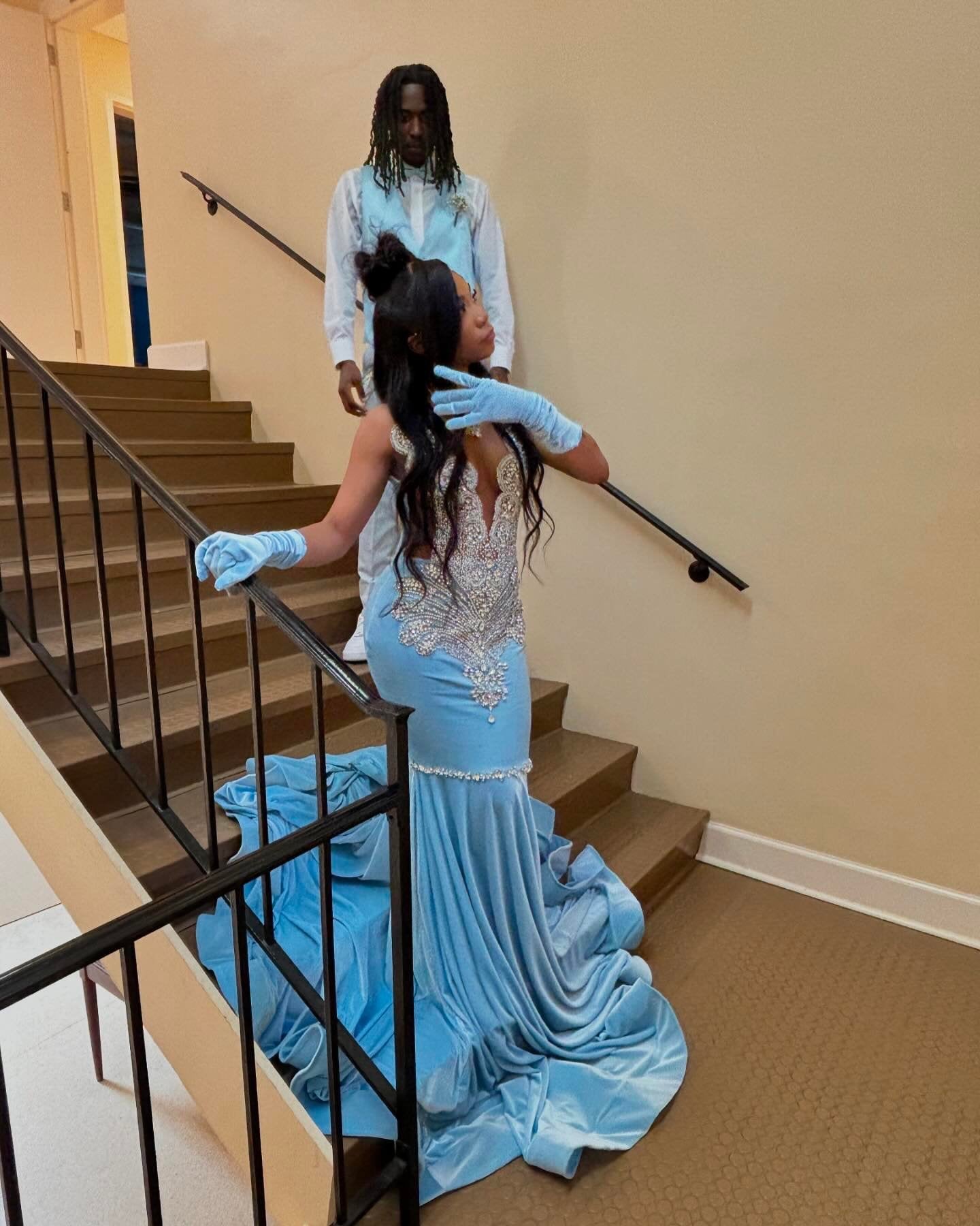 Azur Prom Dress / with gloves 316COUTURE Azur Prom Dress / with gloves 316COUTURE