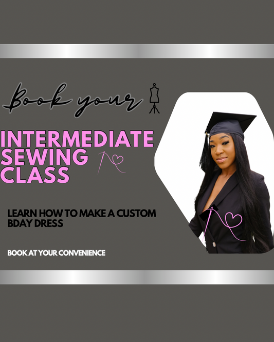 Intermediate Sewing Class DEPOSIT